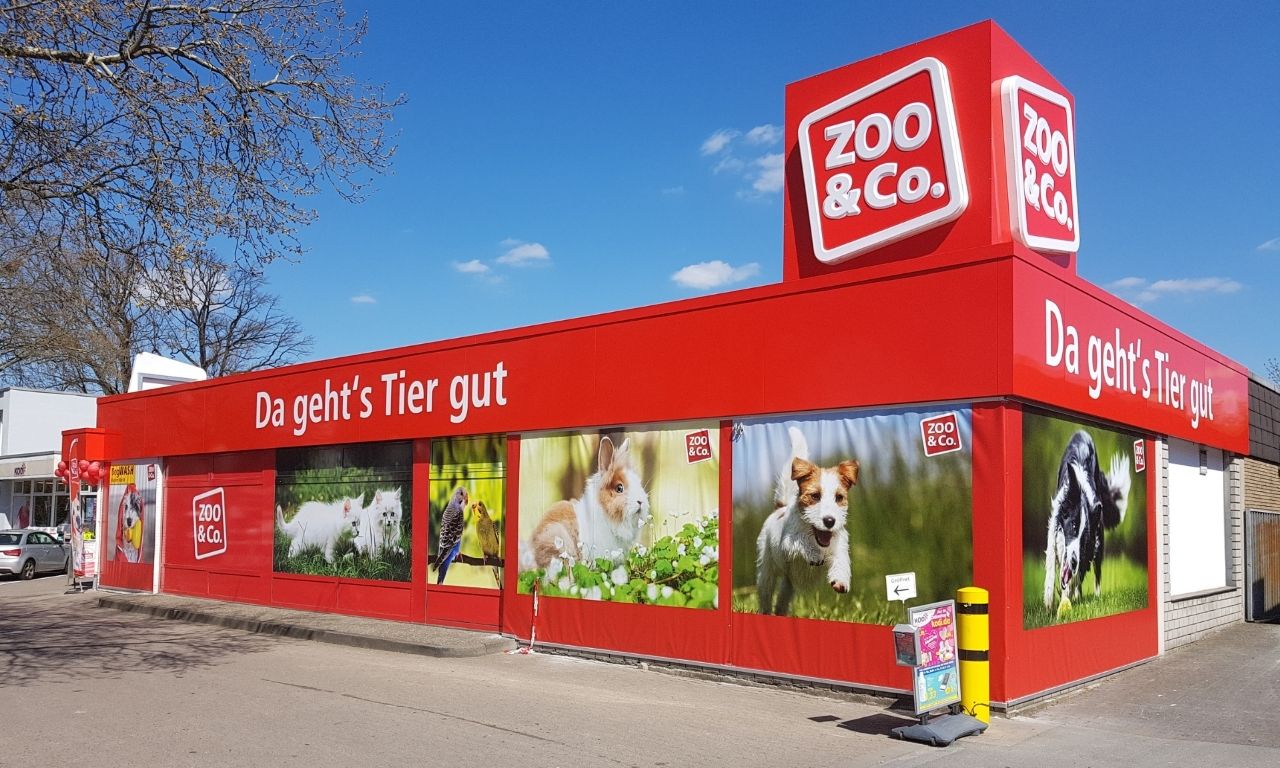Außenansicht von Zoo und Co Aumüller