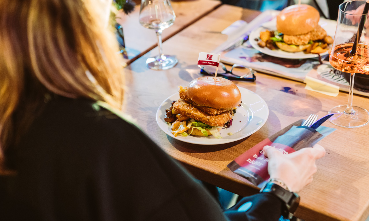 Burger-Teller von Brinkamnns Braterei